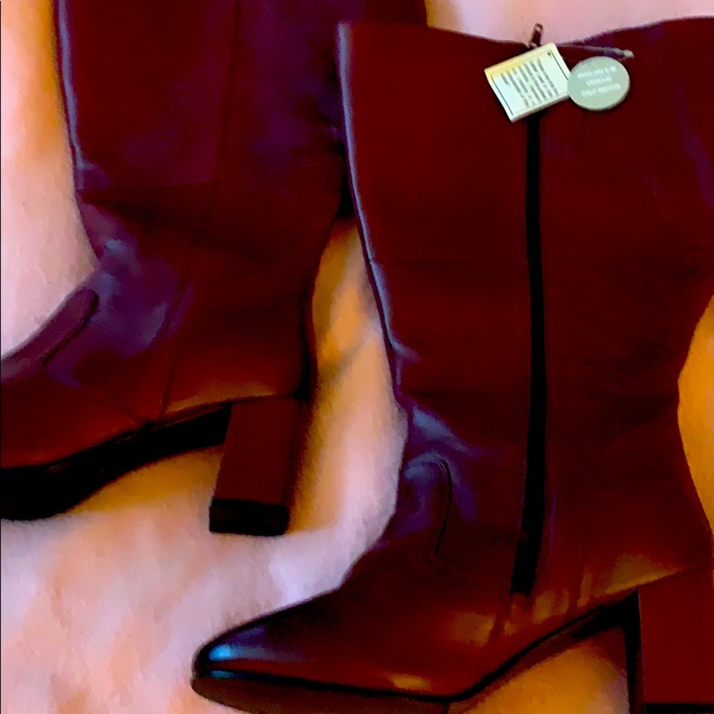 Plus size extra curvy plus knee high boots